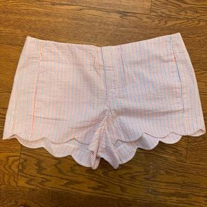 Lilly Pulitzer Red, white & blue seersucker shorts